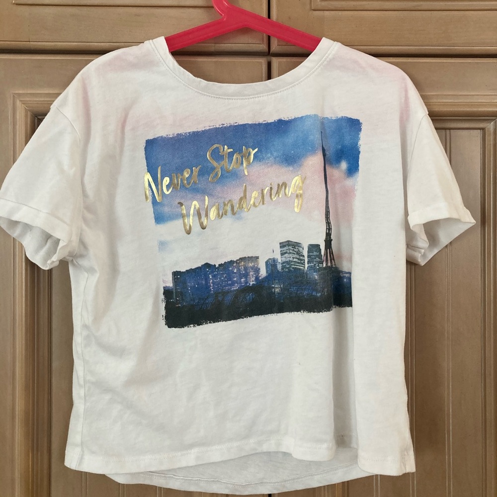 A barely worn crop top